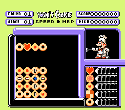 Yoshi's Cookie gameplay screenshot